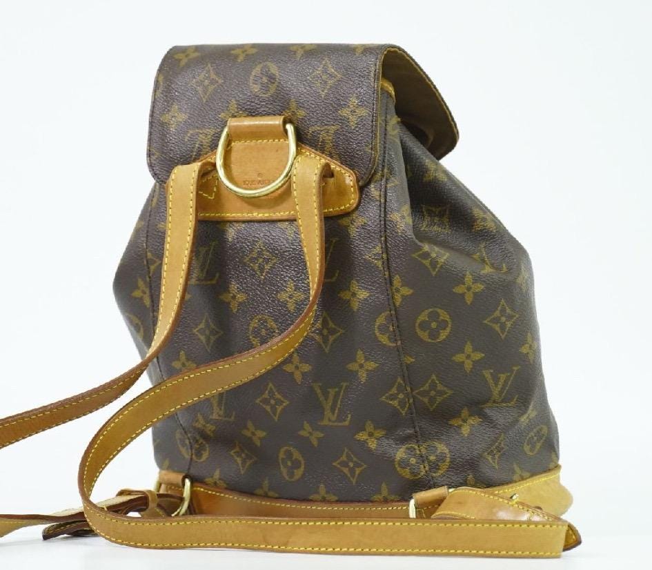 Authentic LOUIS VUITTON Monogram Montsouris GM Backpack