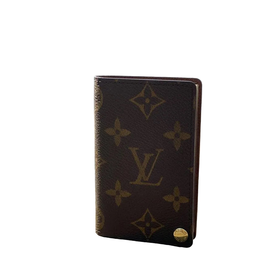 Authentic  Louis Vuitton Monogram Porte Carte Credit Pression Wallet