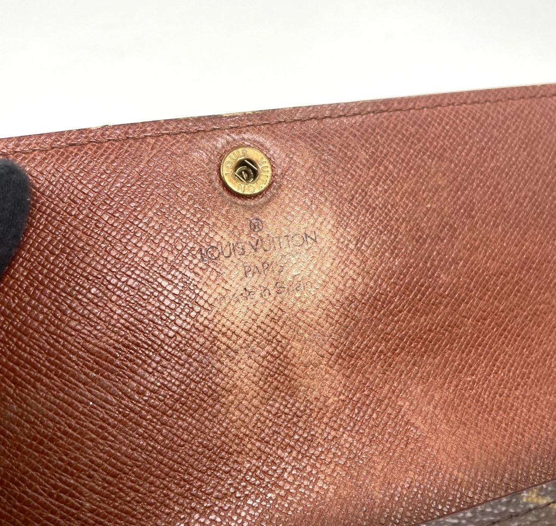 Authentic LOUIS VUITTON Monogram Portefeuille Sarah  Long Wallet Vintage Customizable options available