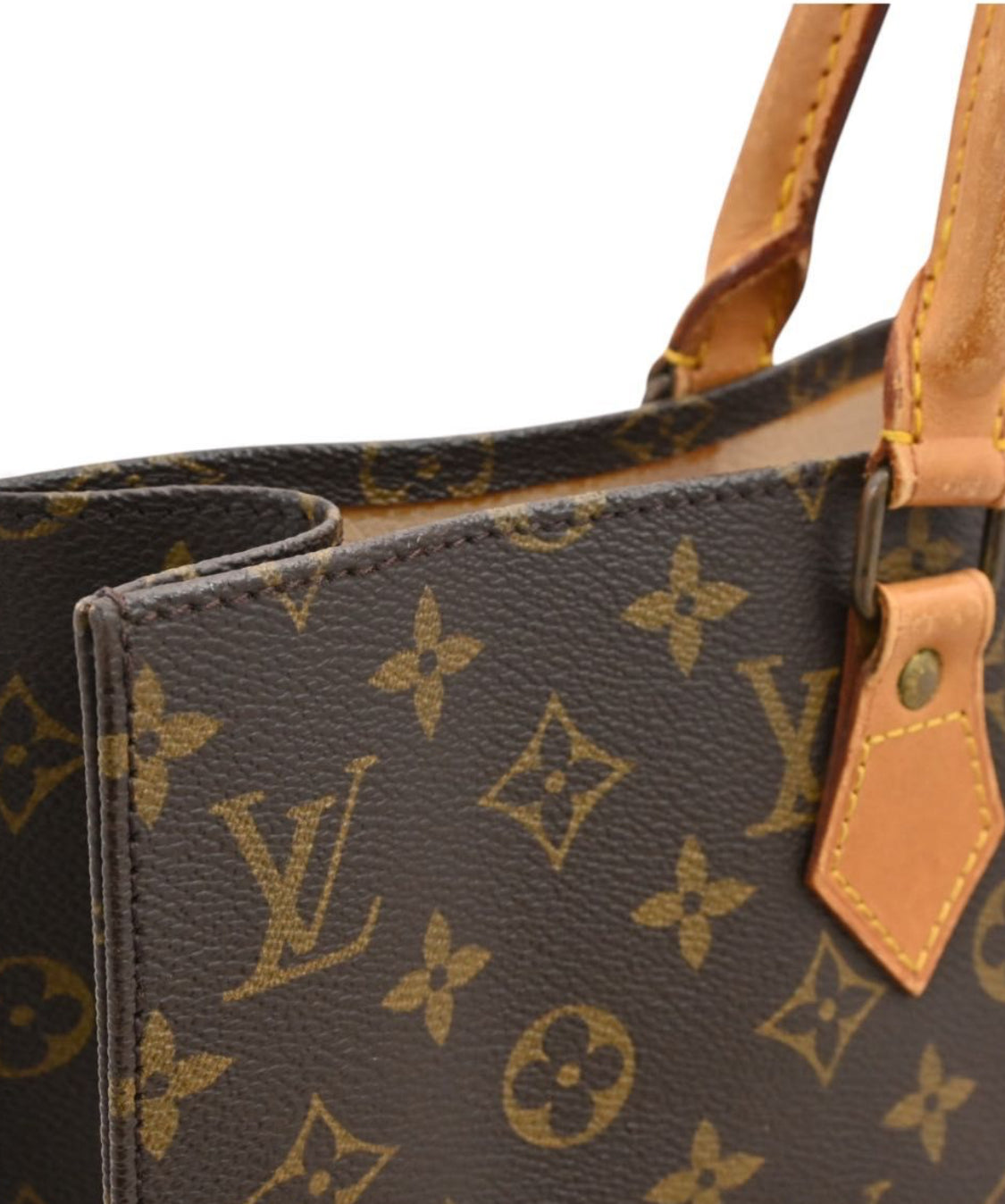 Louis Vuitton Monogram Sac Plat Handbag