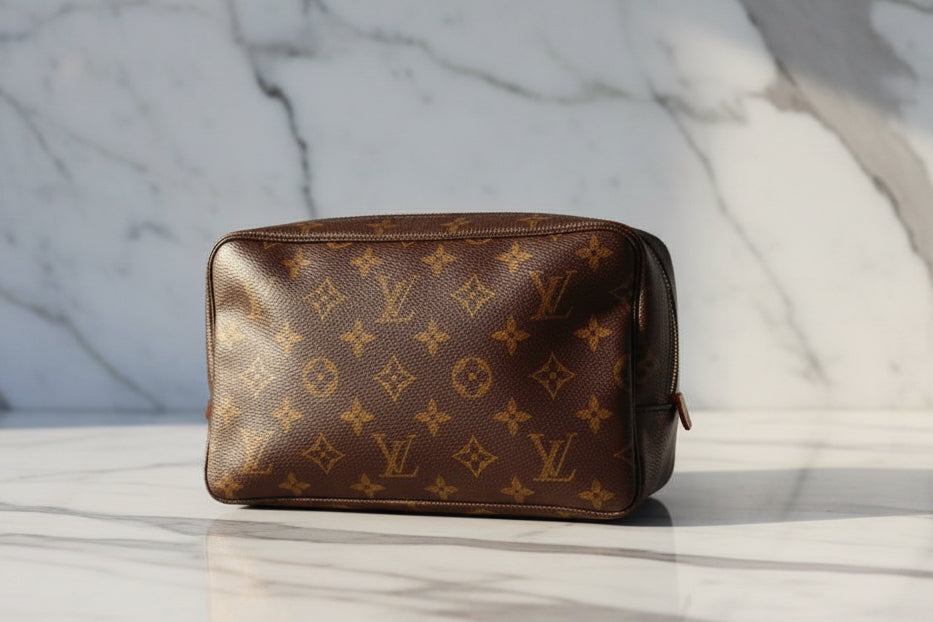 LOUIS VUITTON LV Monogram Trousse Toilette 28 Vintage