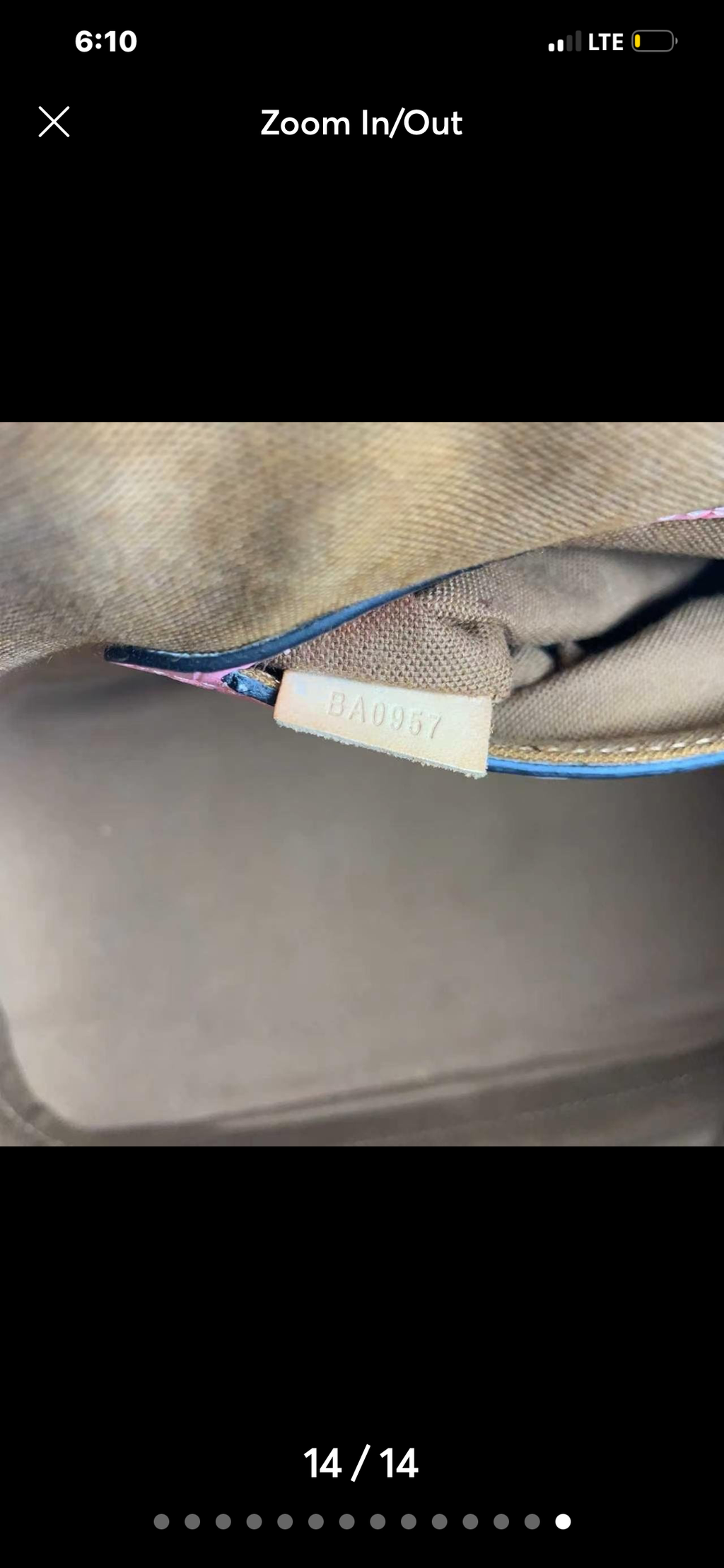 Louis Vuitton Alma MM Handbag  Customized