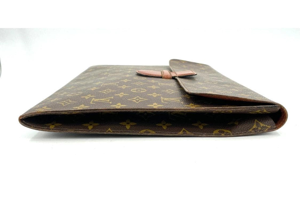 Louis Vuitton LV Monogram Poche Ministre Documents Vintage clutch