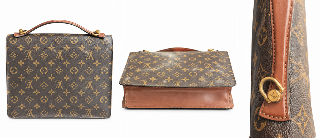 Louis Vuitton Vintage Monceau 28 Monogram 2-Way Handbag