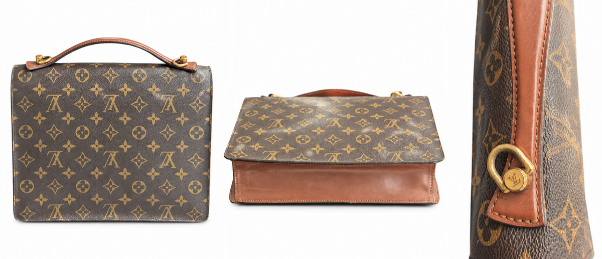 Louis Vuitton Vintage Monceau 28 Monogram 2-Way Handbag
