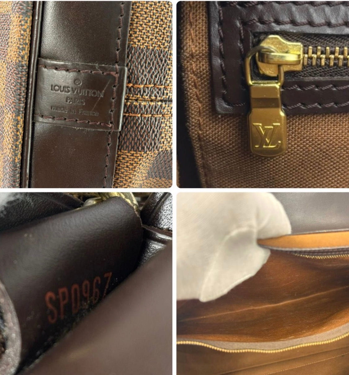 LOUIS VUITTON Damier Ebene West End PM Travel Bag
