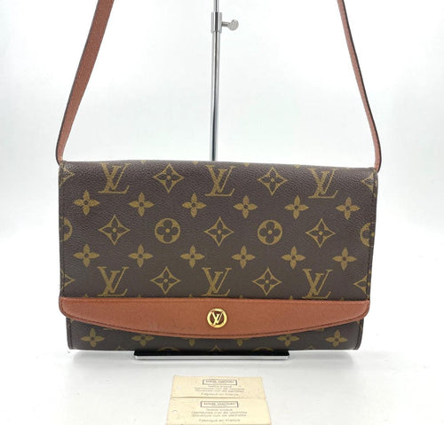 Authentic  LOUIS VUITTON Monogram Bordeaux  2WAY Bag