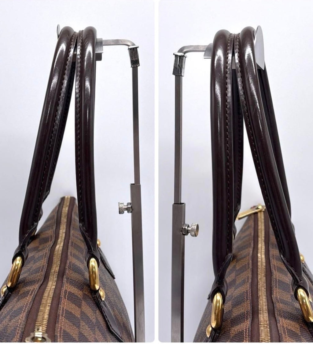 Authentic LOUIS VUITTON Damier Ebene Saleya PM Handbag