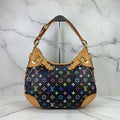 Louis Vuitton Monogram Multicolor Greta Black Shoulder Bag