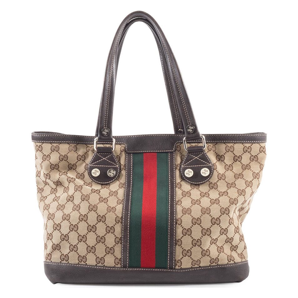 GUCCI  Sunset Medium Web Tote Bag