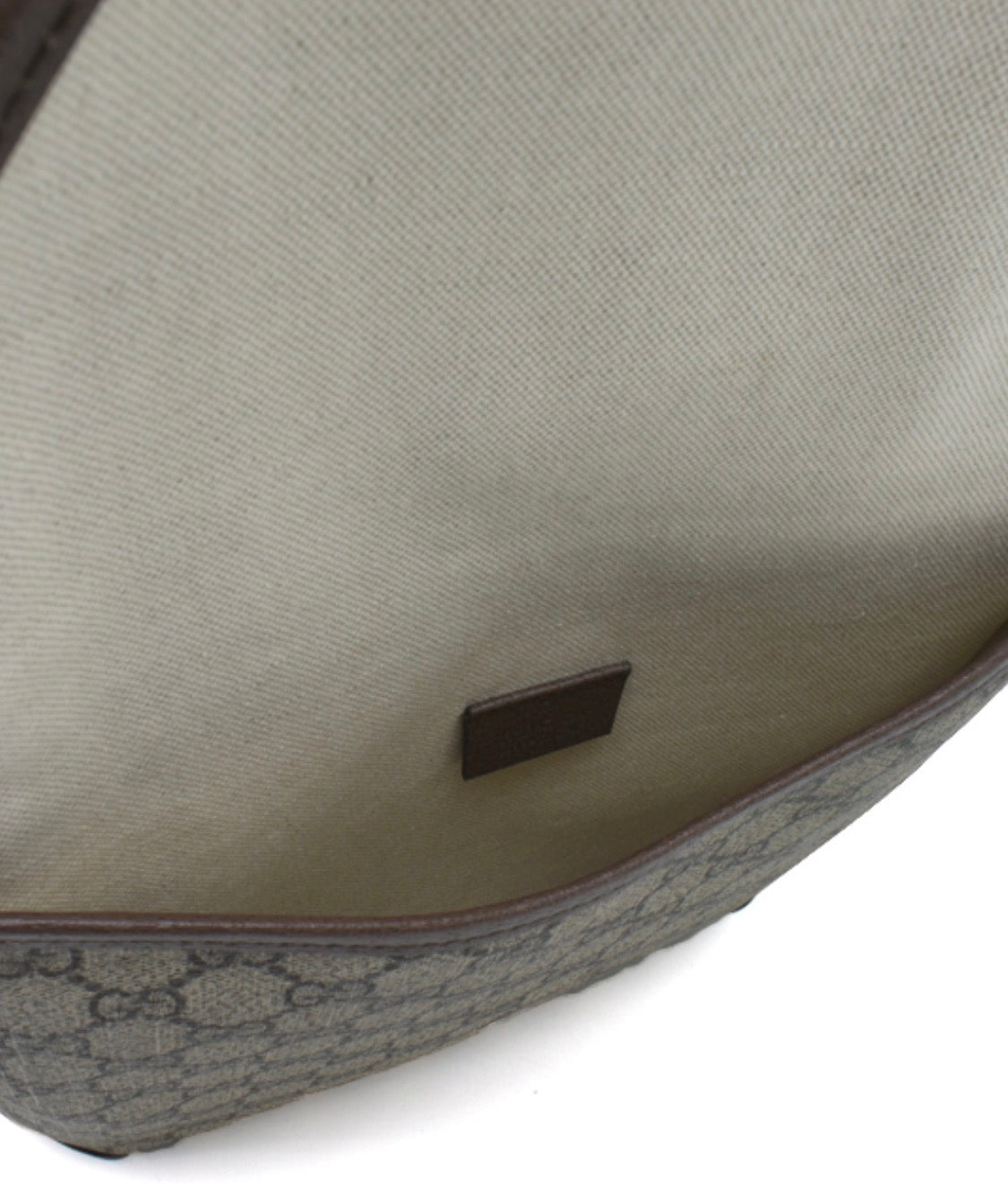 GUCCI GG Supreme Monogram Web Medium Neo Vintage Flap Messenger Bag Beige New Acero
