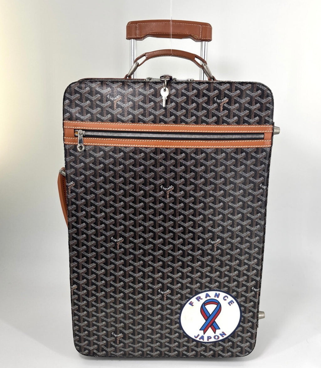 Genuine Goyard Goyardine Trolley PM Suitcase