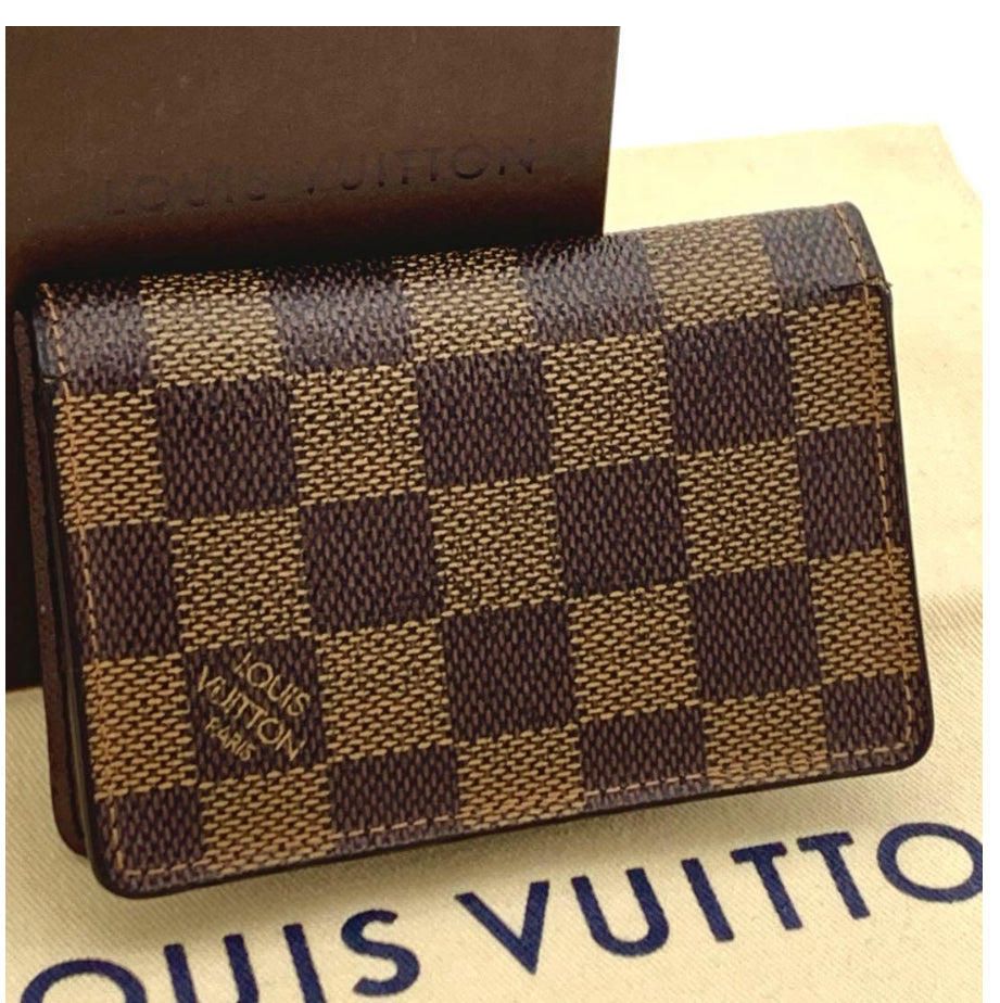 LOUIS VUITTON
Pocket Organizer Damier Ebene Card Case