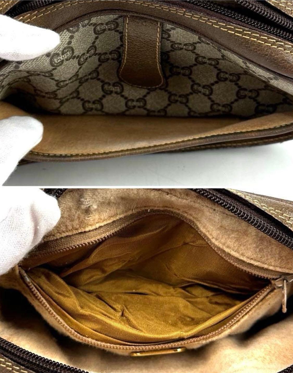 Authentic Gucci GG Plus Supreme Shoulder Bag Vintage