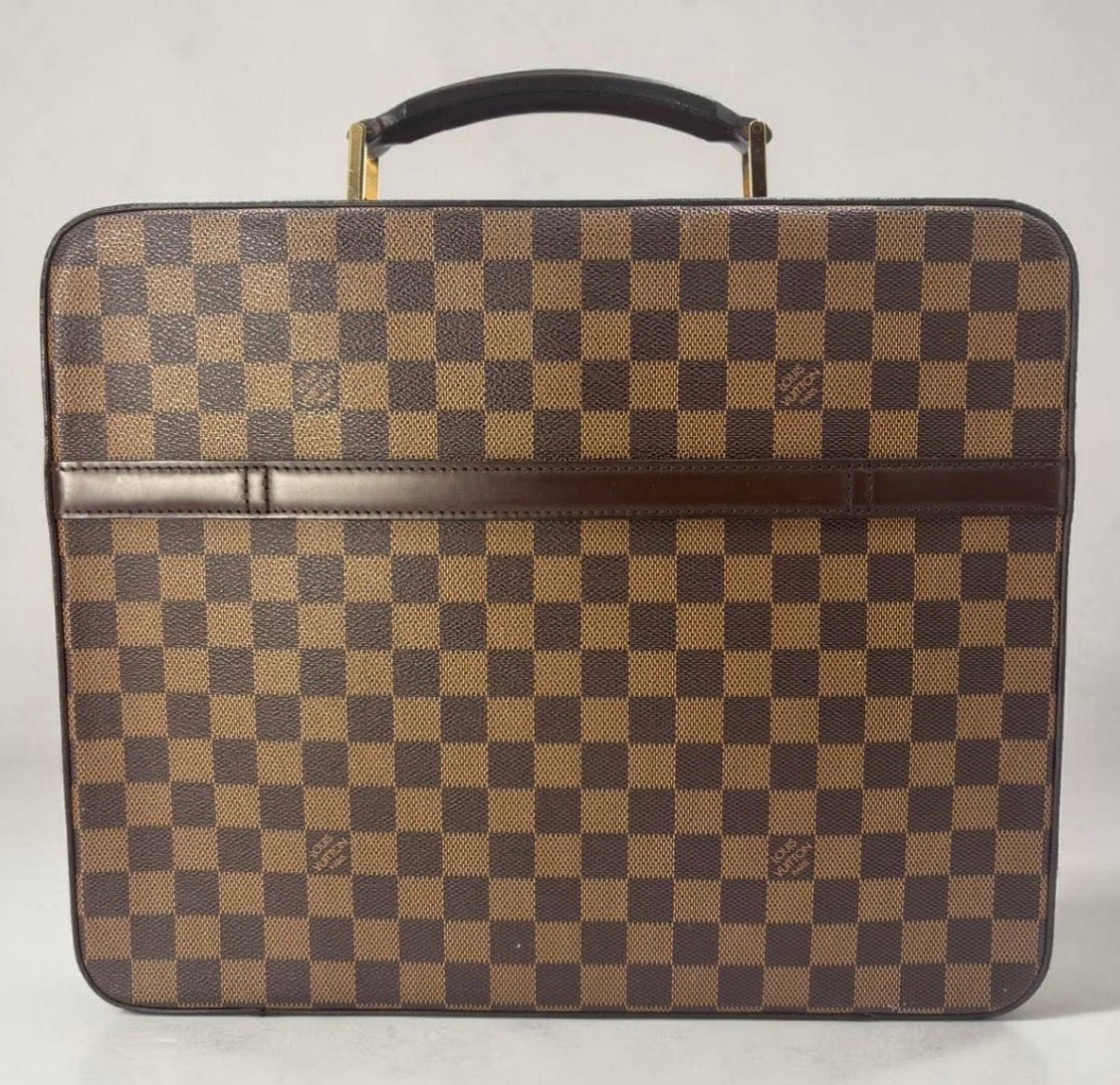 LOUIS VUITTON
Damier Canvas Porte Ordinateur Sabana Computer Case Bag