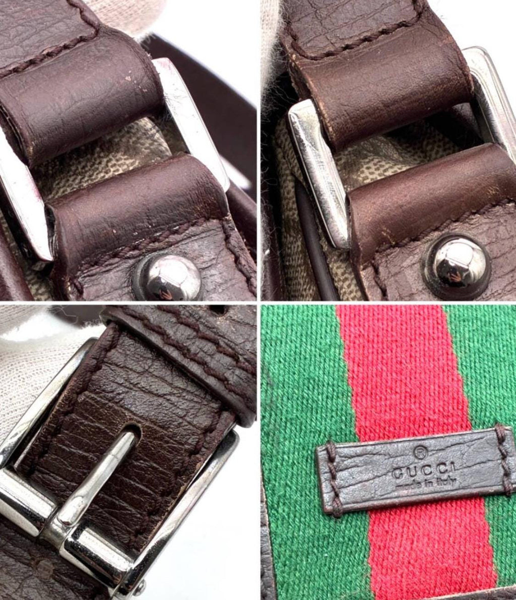 Authentic GG GUCCI  Supreme Sherry Line crossbody bag Vintage.