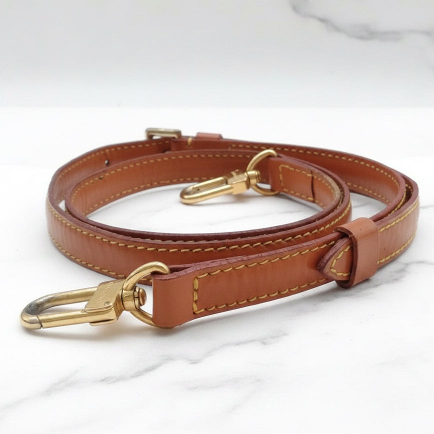 Authentic Louis Vuitton Leather Vachetta  Shoulder Strap Adjustable