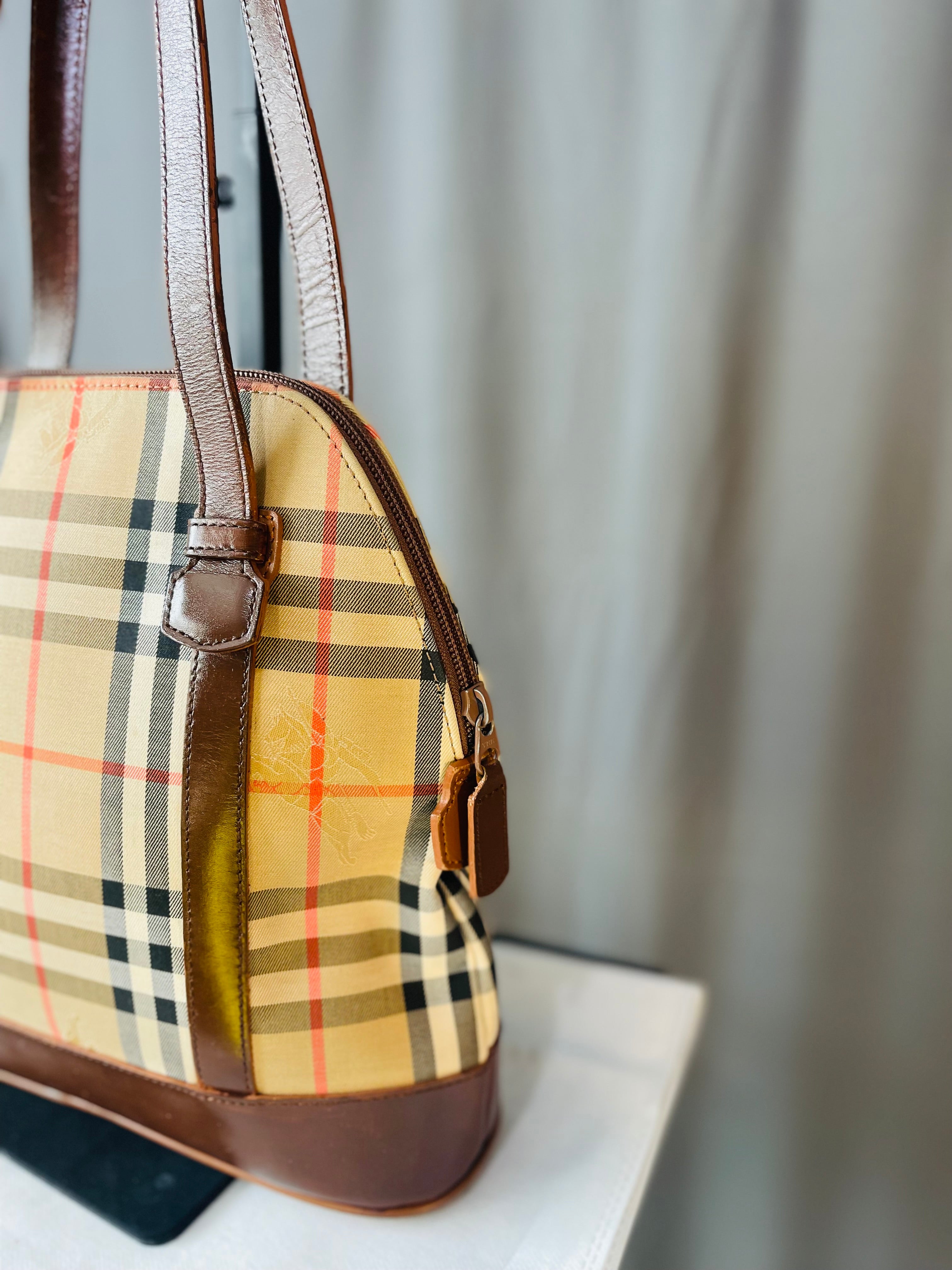 Burberry Nova Check Tote Bag
