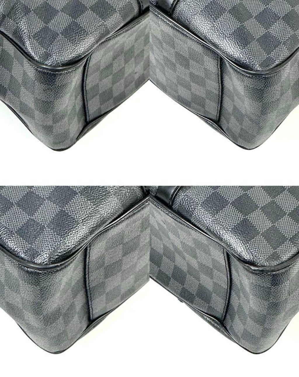 LOUIS VUITTON Damier Graphite Tadao Handbag
