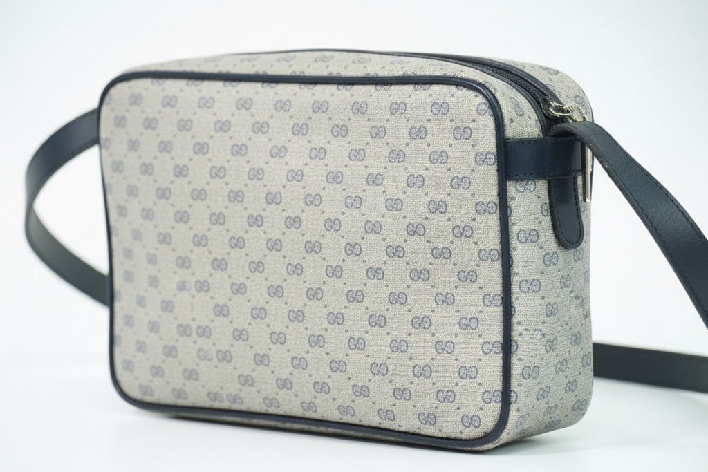Gucci Sherry Line Micro GG Canvas Shoulder Bag Vintage