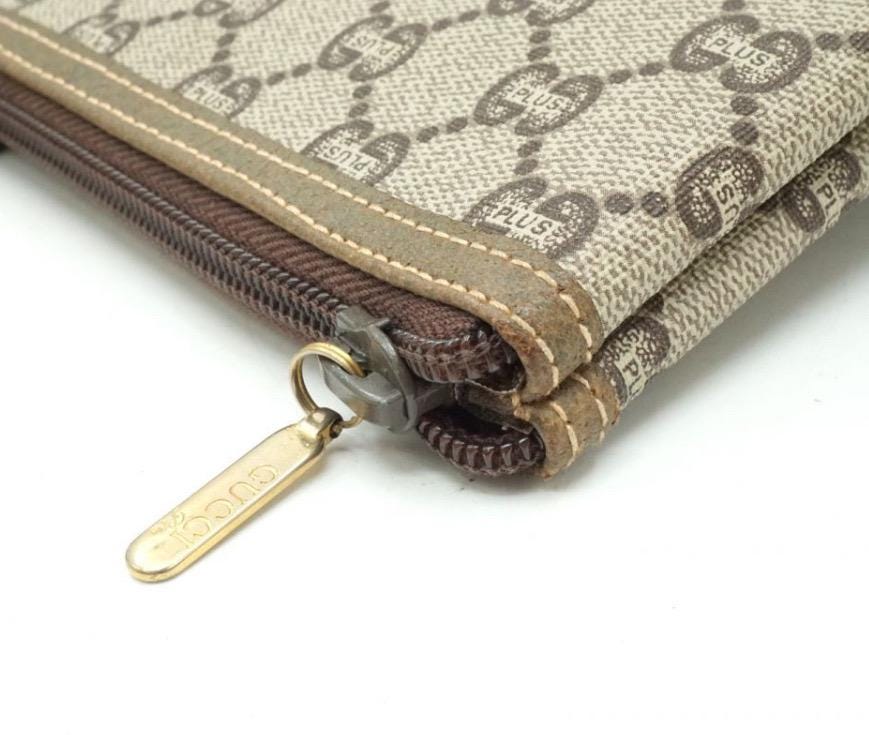 Authentic GUCCI PLUS Vintage Sherry Tote Handbag Vintage