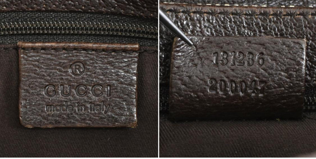 Authentic GUCCI GG Monogram Buckle Belt Bag Dark Brown