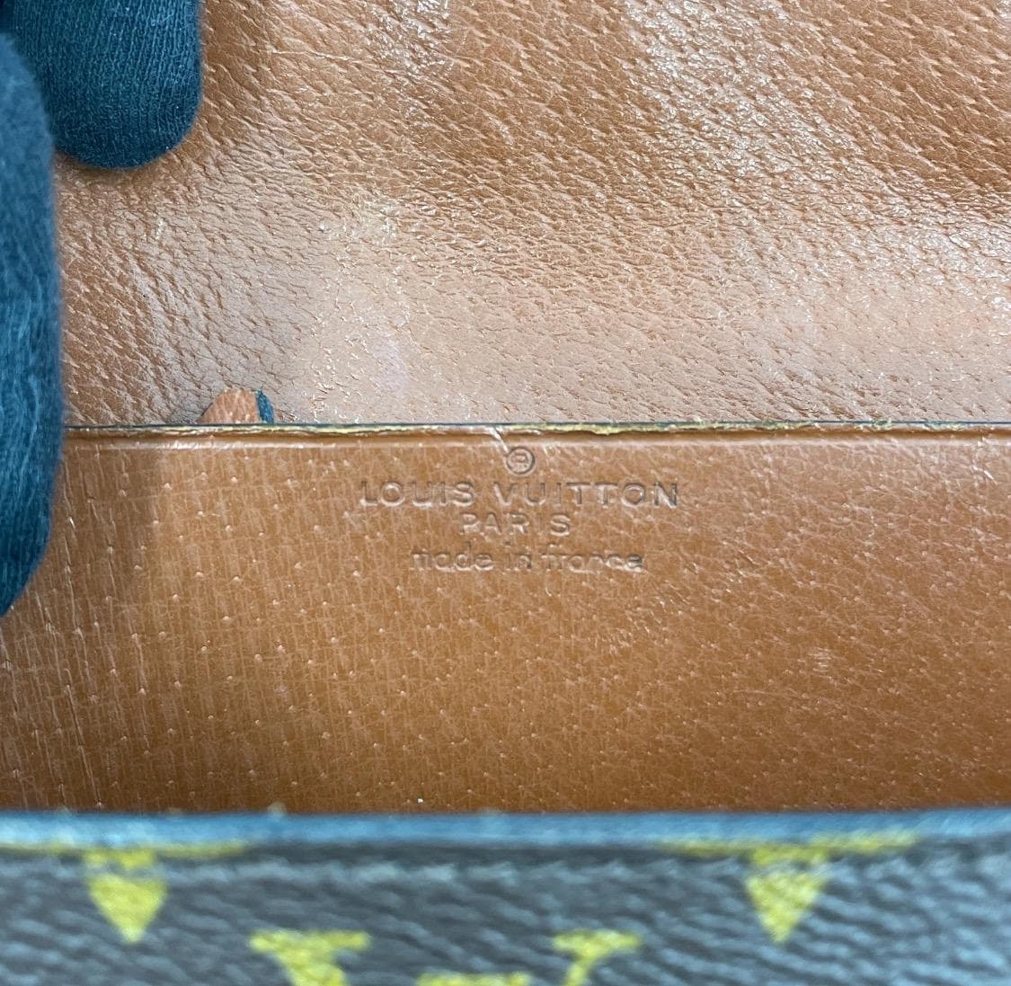 Louis Vuitton LV Monogram Poche Ministre Documents Vintage clutch