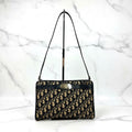 Christian Dior Trotter Navy Blue Shoulder Bag