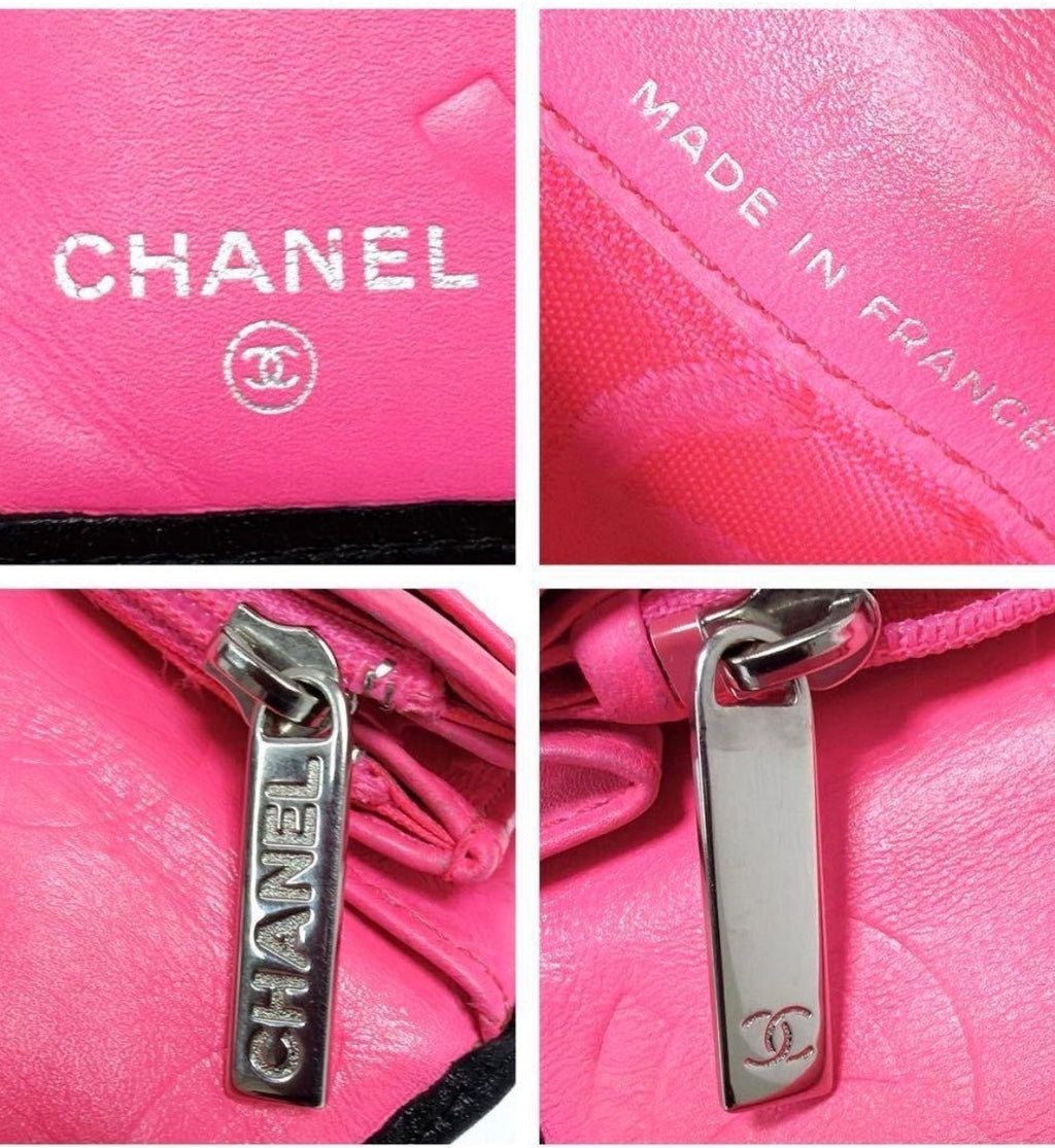 Authentic Chanel Classic Cambon Ligne Yen Wallet