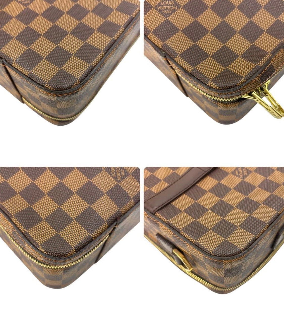 LOUIS VUITTON
Damier Canvas Porte Ordinateur Sabana Computer Case Bag