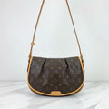 Louis Vuitton Menilmontant Monogram MM Brown Crossbody/ Shoulder bag
