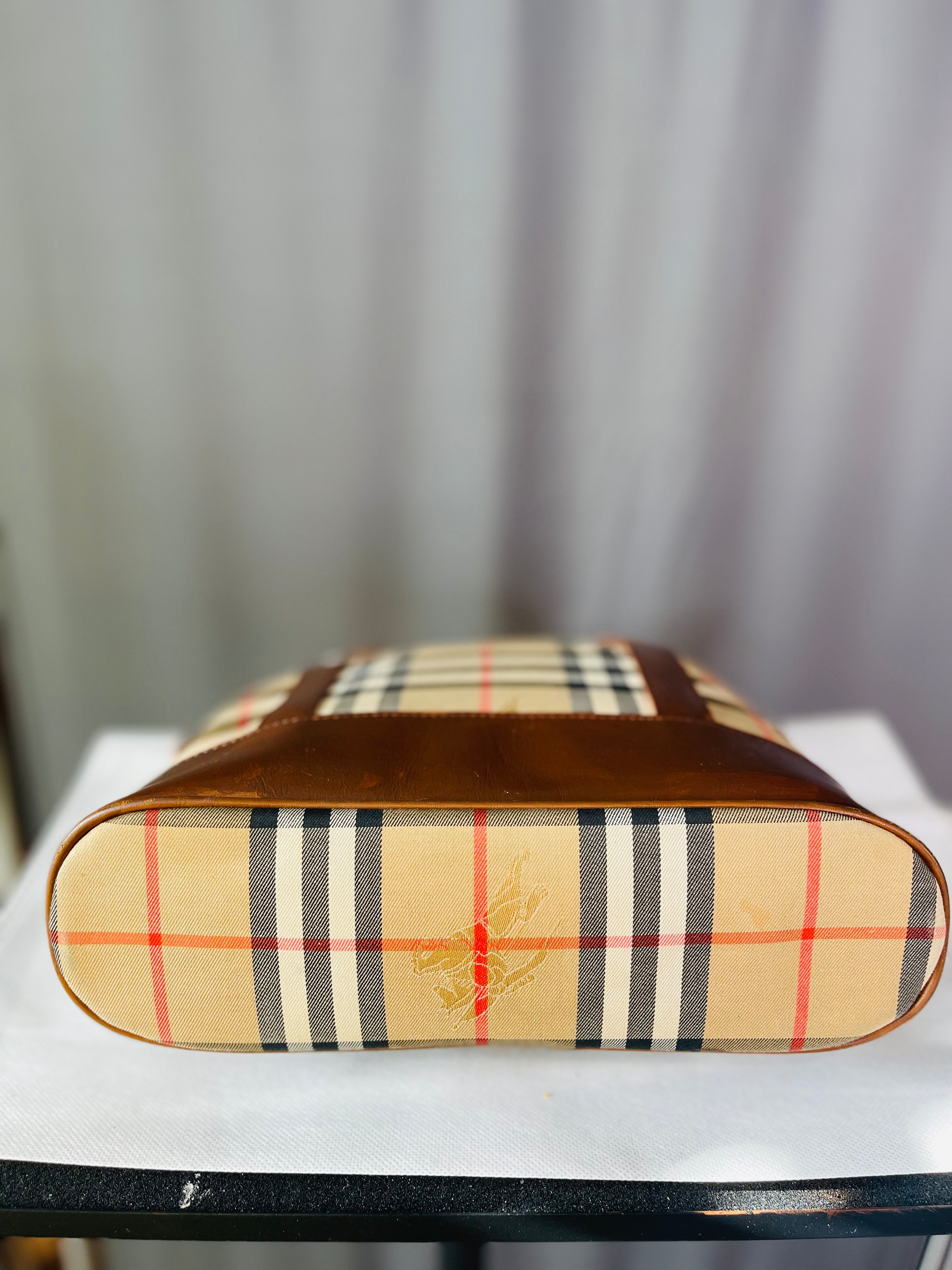 Burberry Nova Check Tote Bag