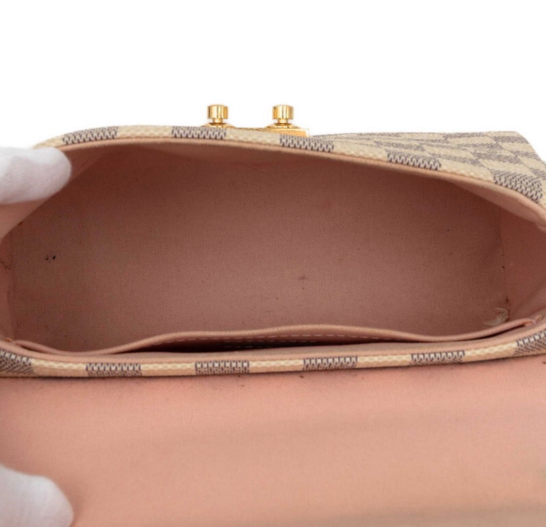 Louis Vuitton Damier Azur Croisette Shoulder Bag