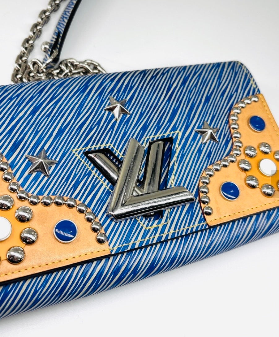 Louis Vuitton
Twist Chain Wallet Studded Epi Leather