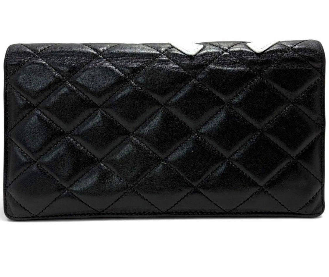 Authentic Chanel Classic Cambon Ligne Yen Wallet
