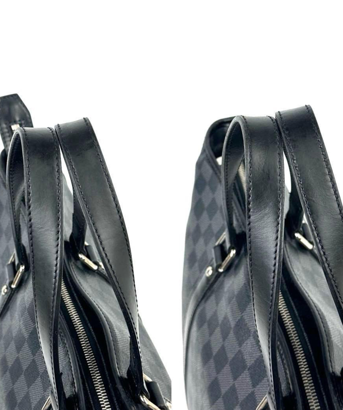 LOUIS VUITTON Damier Graphite Tadao Handbag