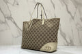 GUCCI Monogram Medium New Britt Tote Off White Bag
