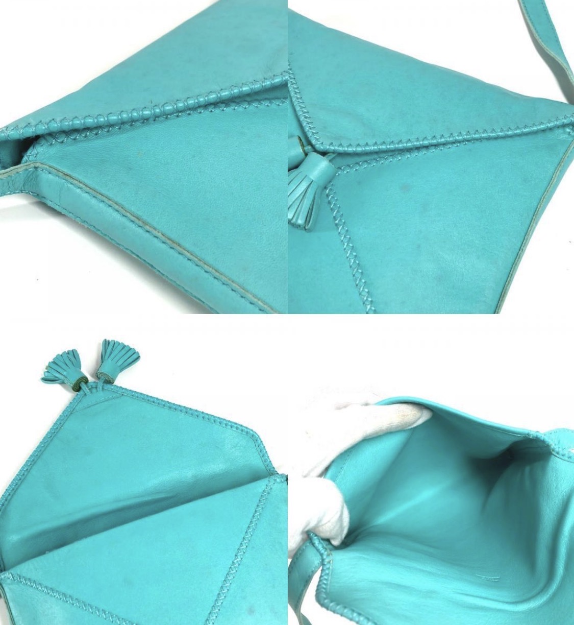 Hermes Stassel Fringe Sac Pom Pom Bag Crossbody Pouch Shoulder Bag