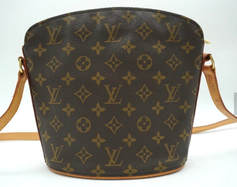 LOUIS VUITTON Monogram Drouot Shoulder Bag