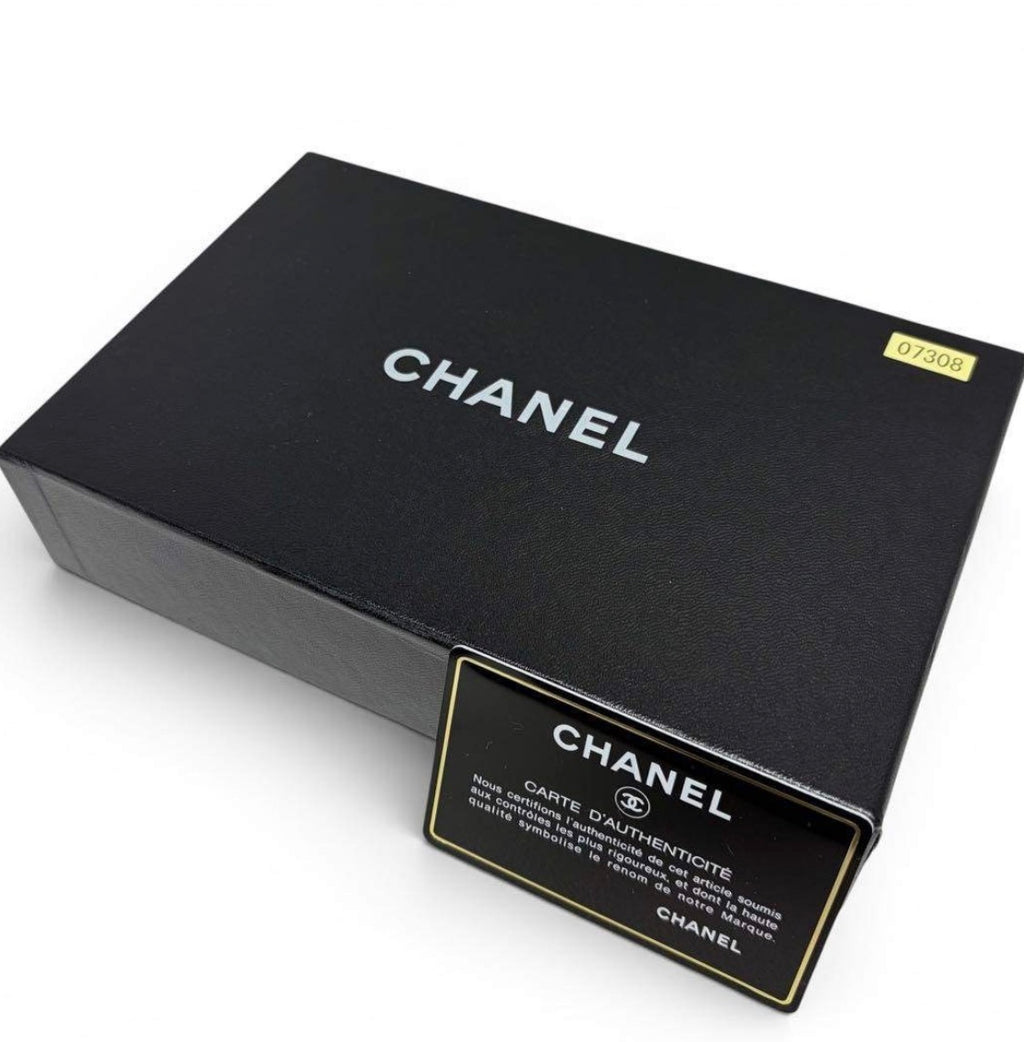 Authentic Chanel Classic Cambon Ligne Yen Wallet