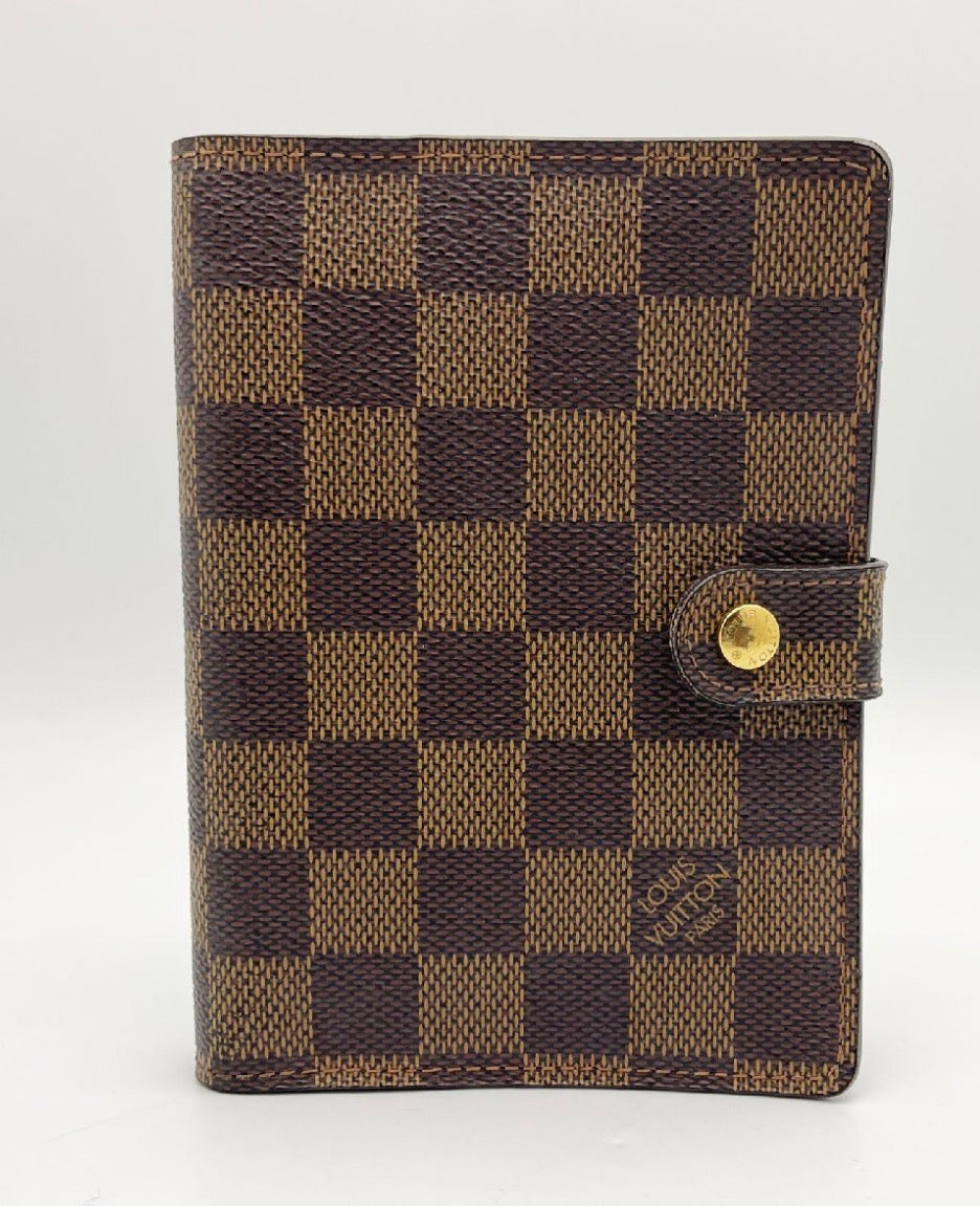 LOUIS VUITTON Damier Agenda PM notebook cover,