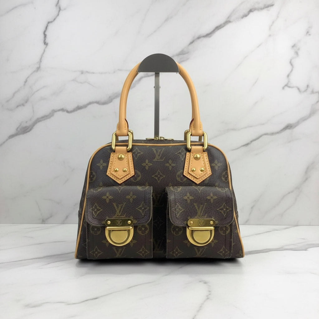 Authentic LOUIS VUITTON Monogram Manhattan PM