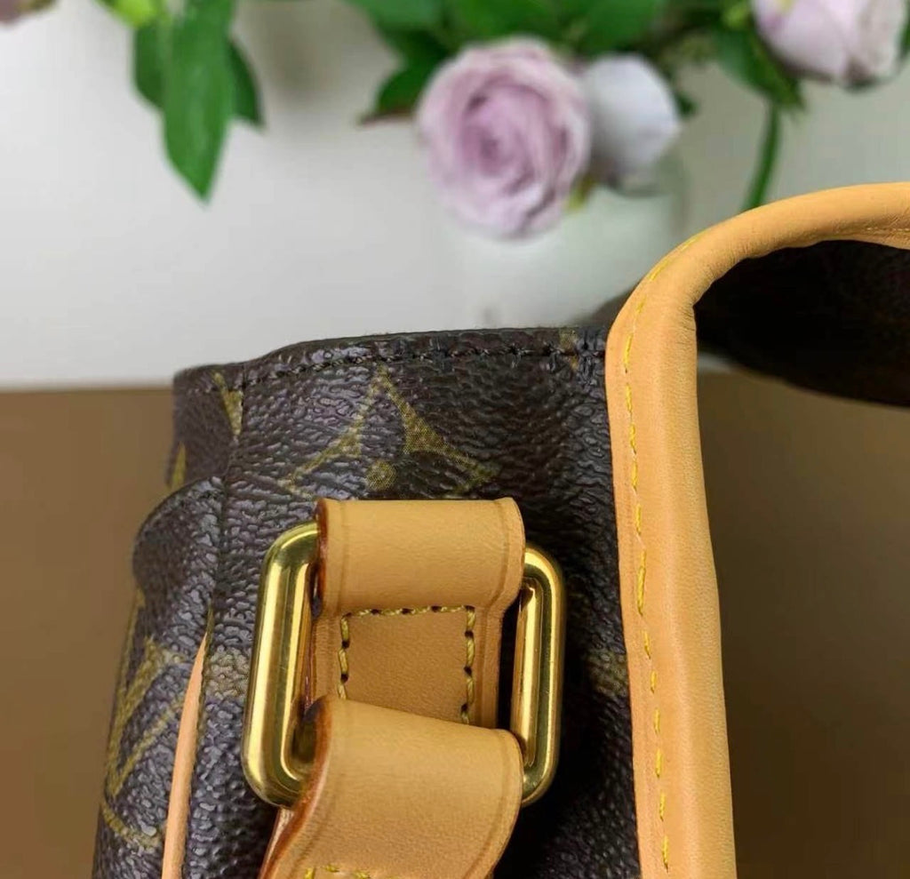 Louis Vuitton Menilmontant Monogram MM Brown Crossbody/ Shoulder bag