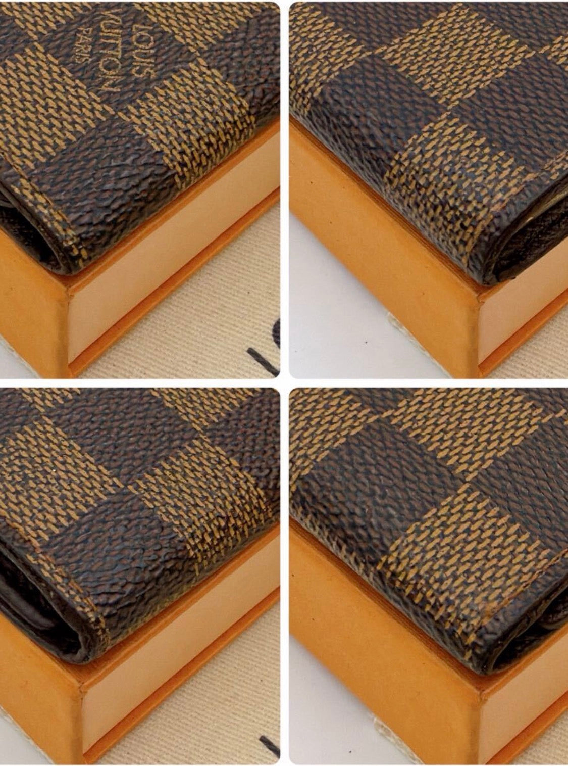 LOUIS VUITTON Damier Ebene Multicles 4 Key Holder