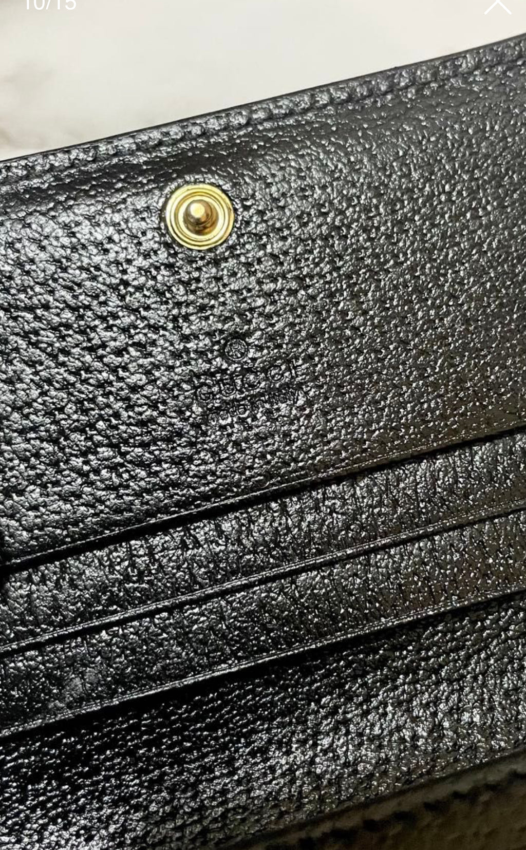 Gucci Calfskin Web Ophidia Card Case Black