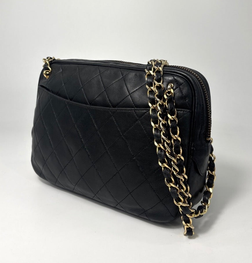 Chanel Lambskin Shoulder Bag Vintage