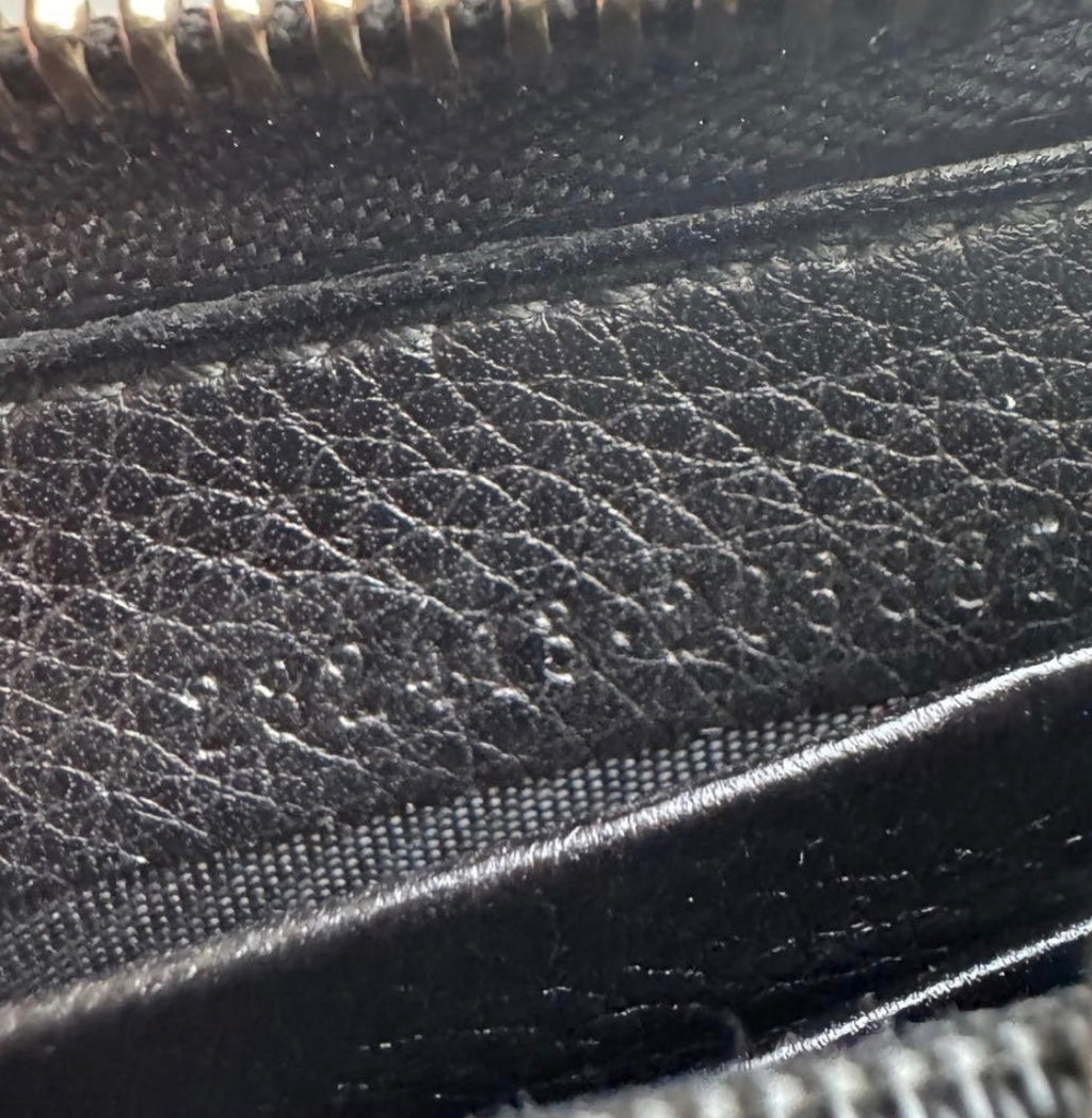 Gucci Soho Leather Zip Around Wallet