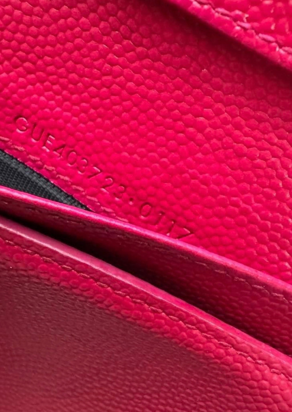 Saint Laurent Classic Monogram Zip Around Wallet