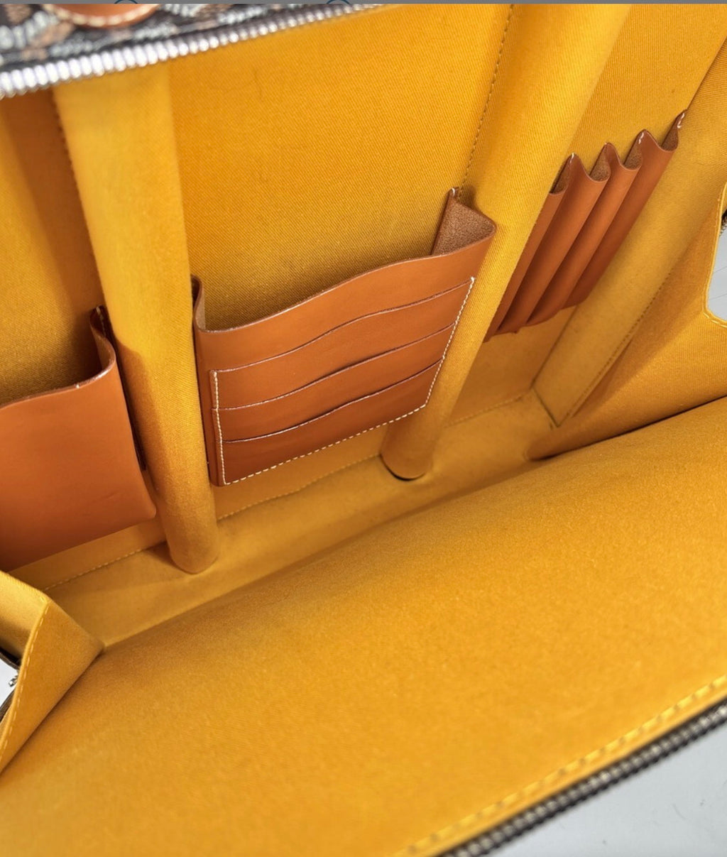 Genuine Goyard Goyardine Trolley PM Suitcase