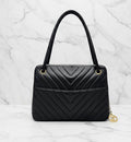 CHANEL Vintage CC Chevron Camera Bag